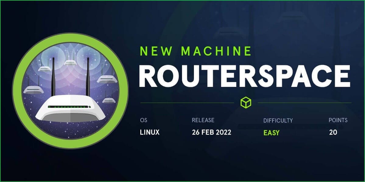 HackTheBox — RouterSpace. As always we start with nmap to… by 0xEmbo