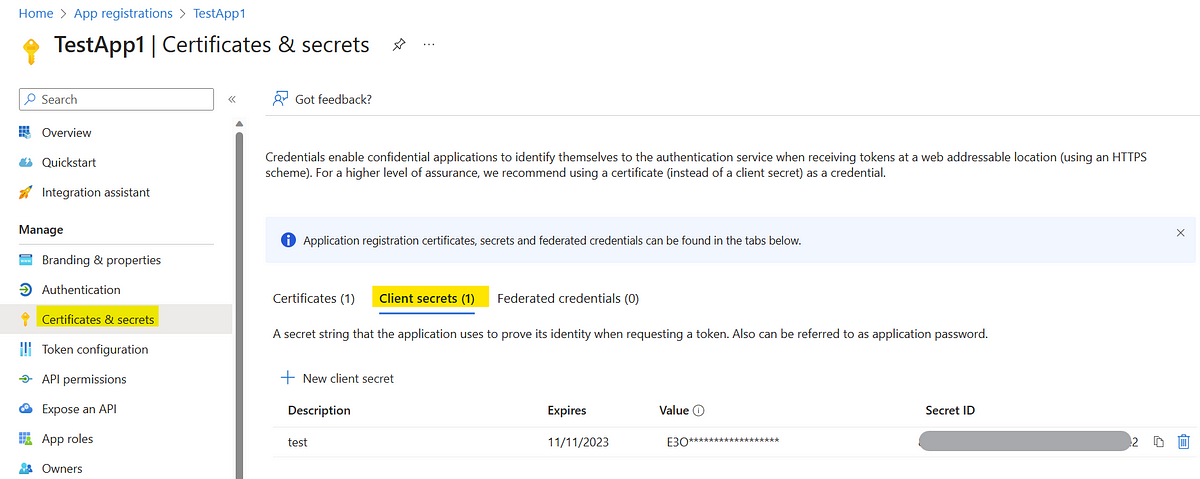Generating An Access Token For Azure Sql Database Using Service Generating An Access Token For Azure Sql Database Using Service