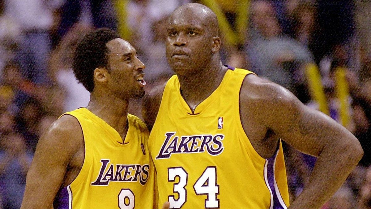 Shaquille O'Neal wore his Lakers championship ring to his Miami