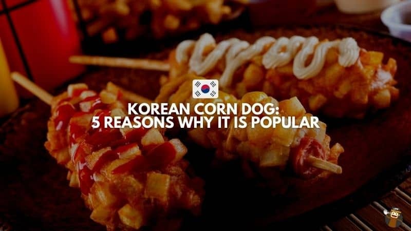 Korean-style french fries corn dog (Gamja-hotdog: 감자핫도그
