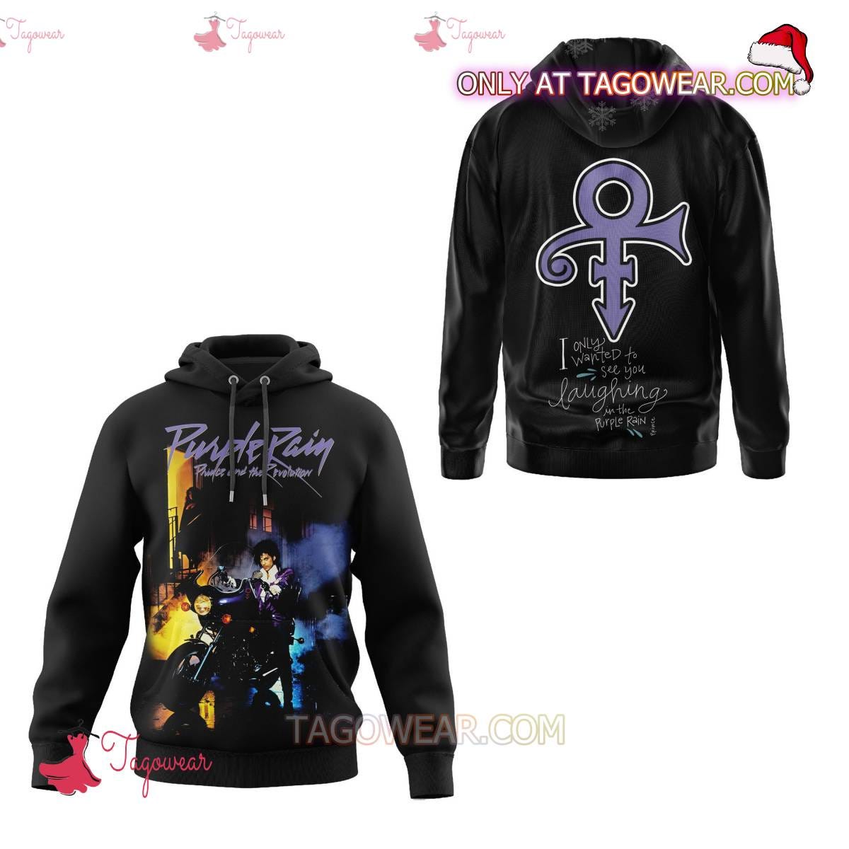 Hoodie | 2023 | Prince | and with The the and T-shirt Iconic Rain\' Mcjvioihrf_tago Revolution \'Purple by Dec, Medium