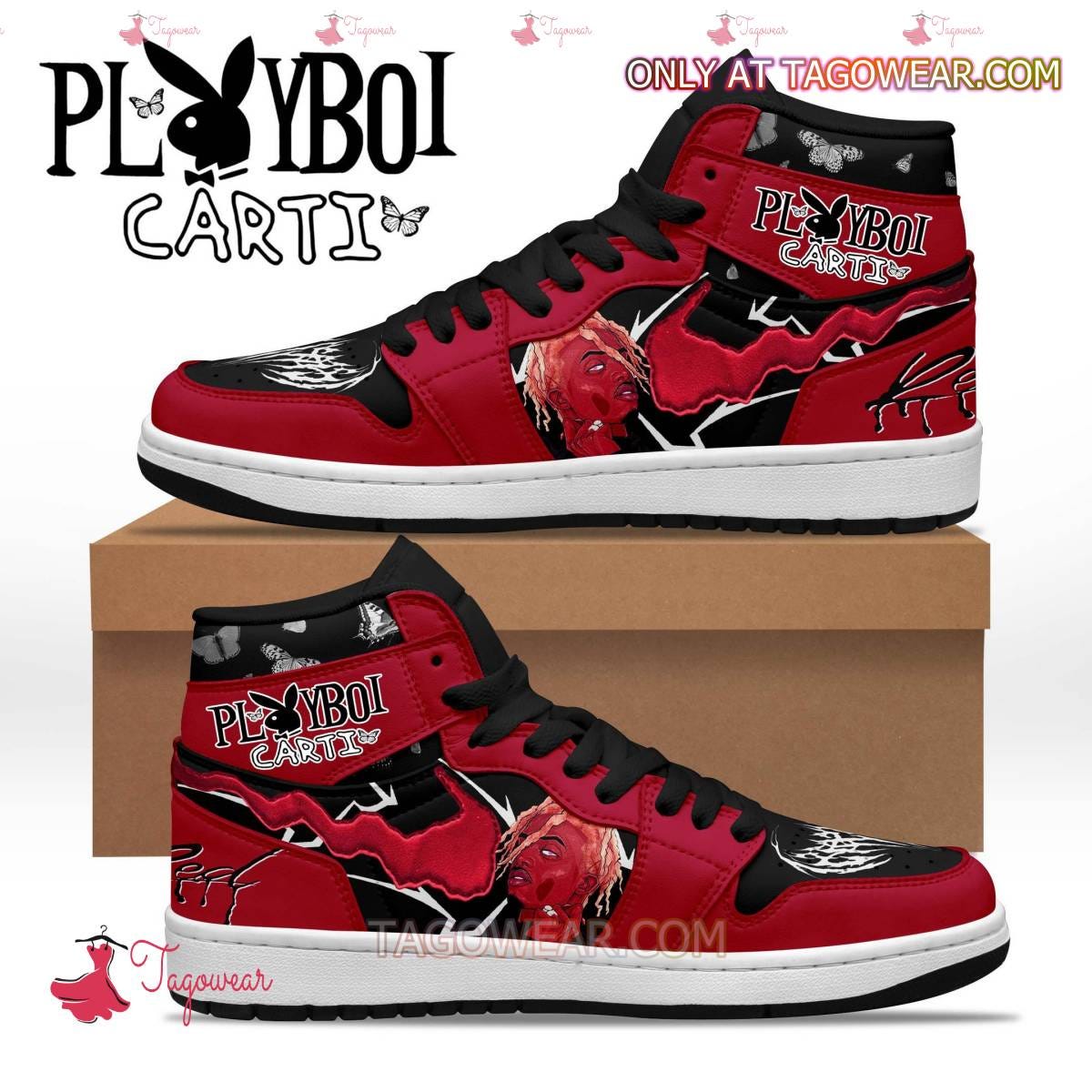 Vibrant and Iconic: Playboi Carti's 'Whole Lotta Red' Air Jordan High Top  Shoes, by Zokyvxzfypq_tago, Feb, 2024