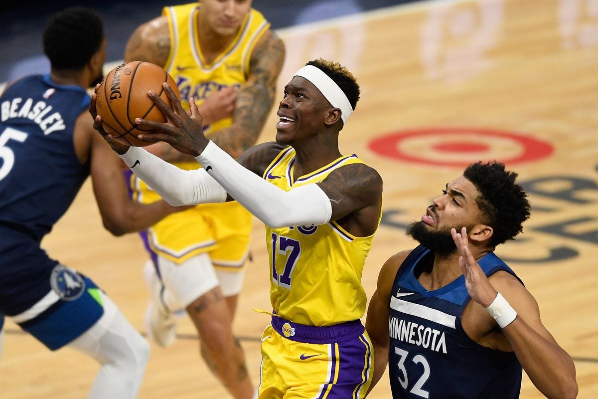 Lakers versus Timberwolves