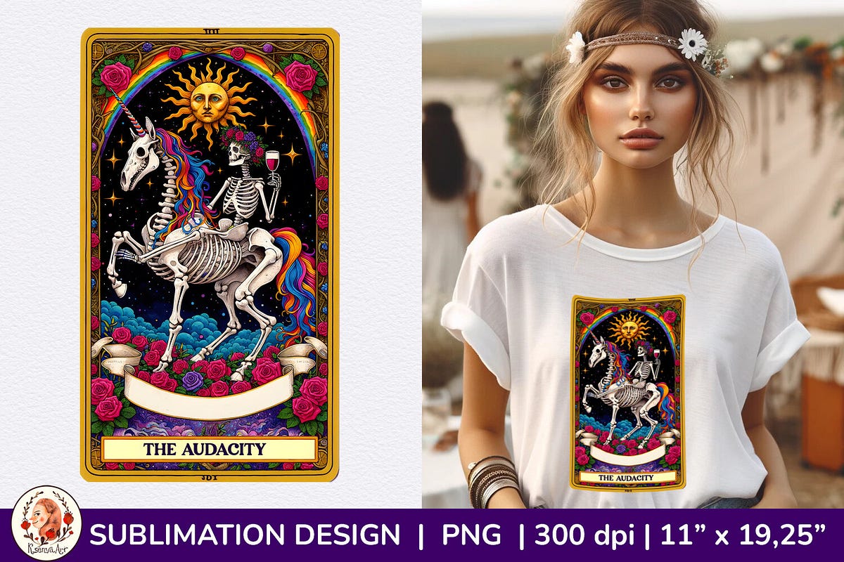 Funny Tarot Card, Sarcastic Tarot Card (Printable Illustrations) | by ...