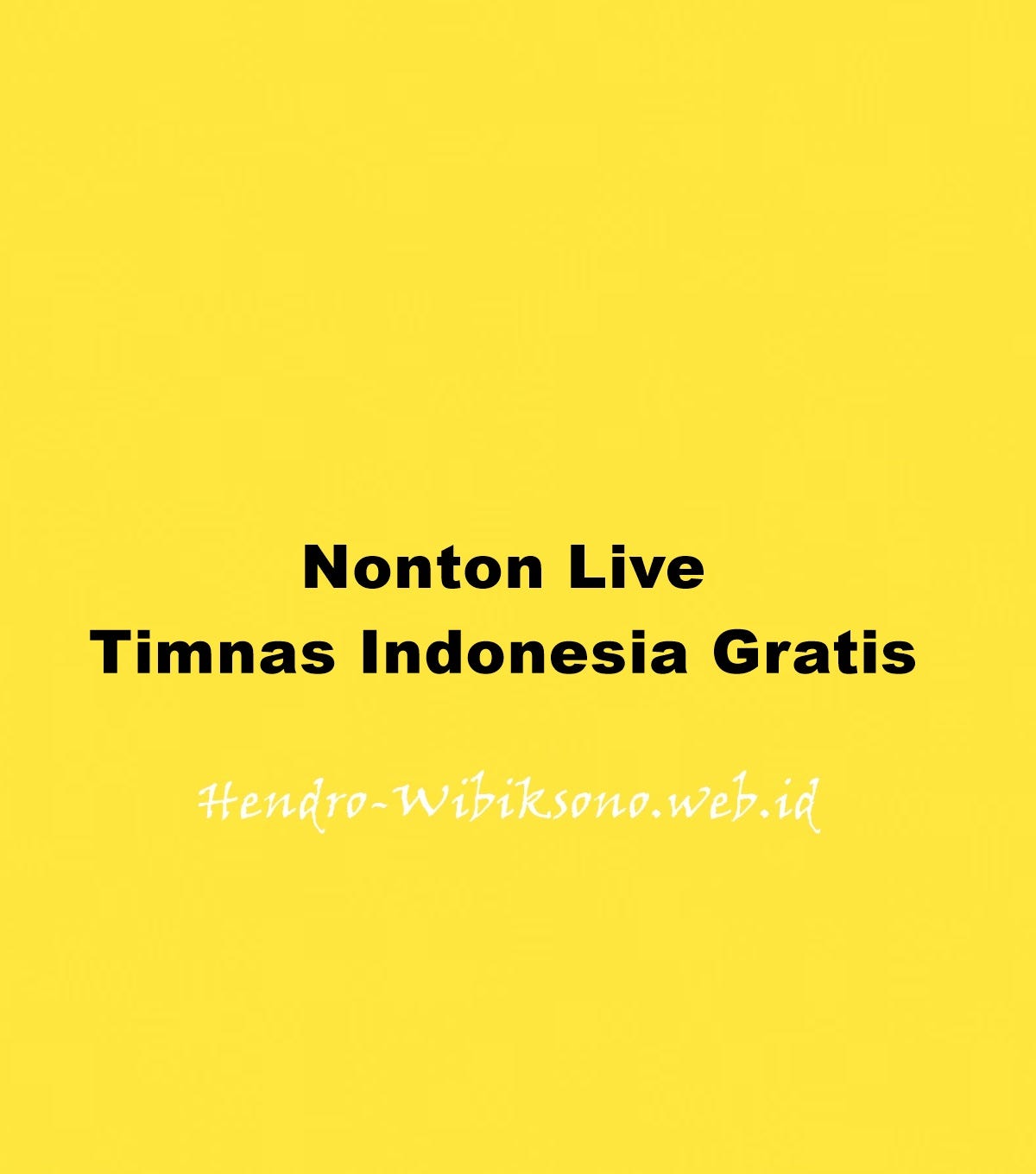 Nonton Live Timnas Indonesia Gratis Via Livesports808 Live By Cloud