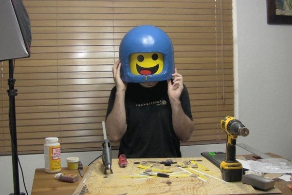 SPACESHIIIP!!! Lego Benny the spaceman costume