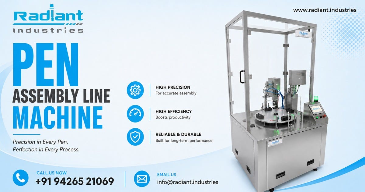 Pen Assembly Line Machine in Germany
