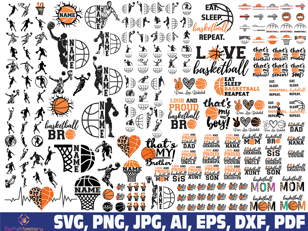 Basketball Player Name, Basketball Svg | by Inkalchemist | Medium