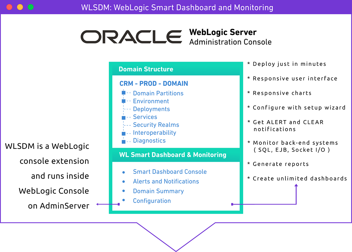 WHY WLSDM?. Native Logic Monitoring by WLSDM for Logic WLSDM