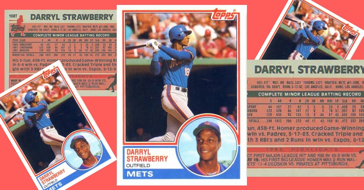 The Darryl Strawberry Baseball Card that Turned Traded Sets into a Hobby  Phenomenon | by Moonlighting Writer | Medium