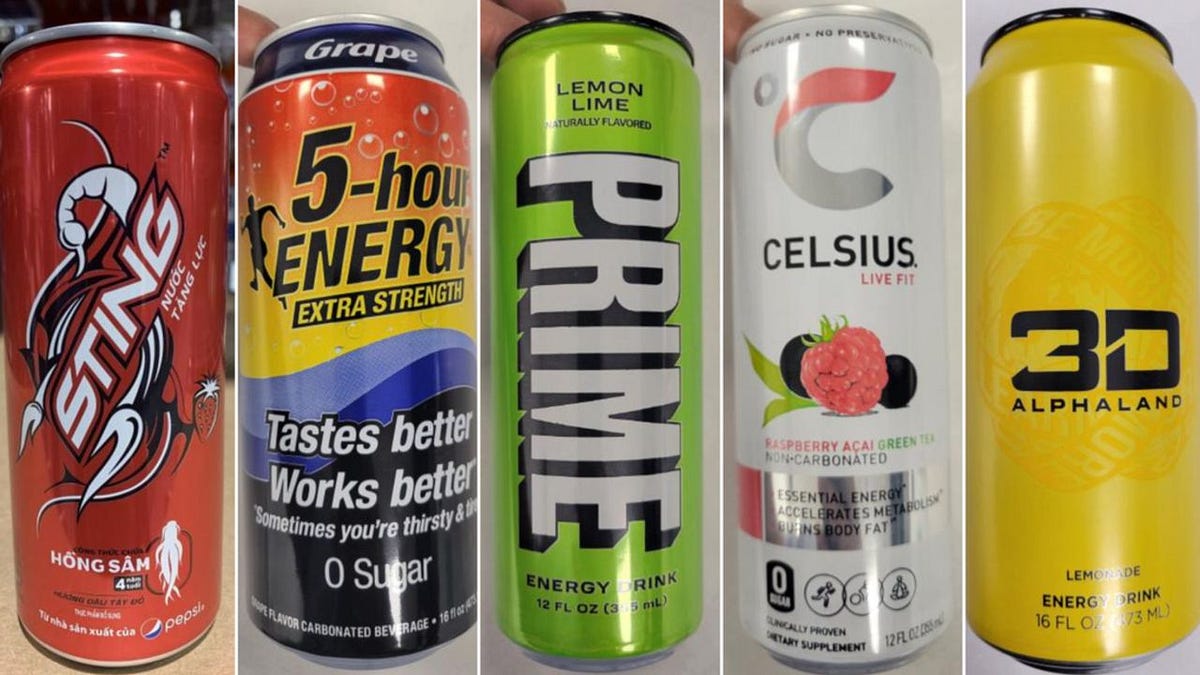 Canada Recalls Six Energy Drinks for Caffeine and Labeling Violations