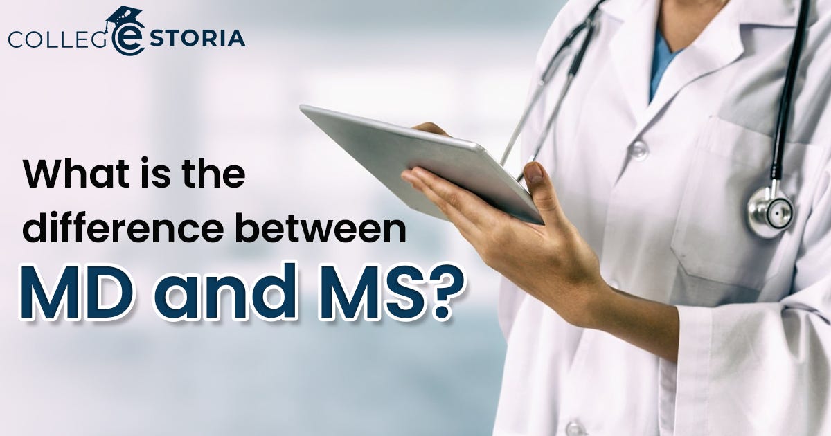 What is the difference between MD and MS? by Kajal Sharma Medium