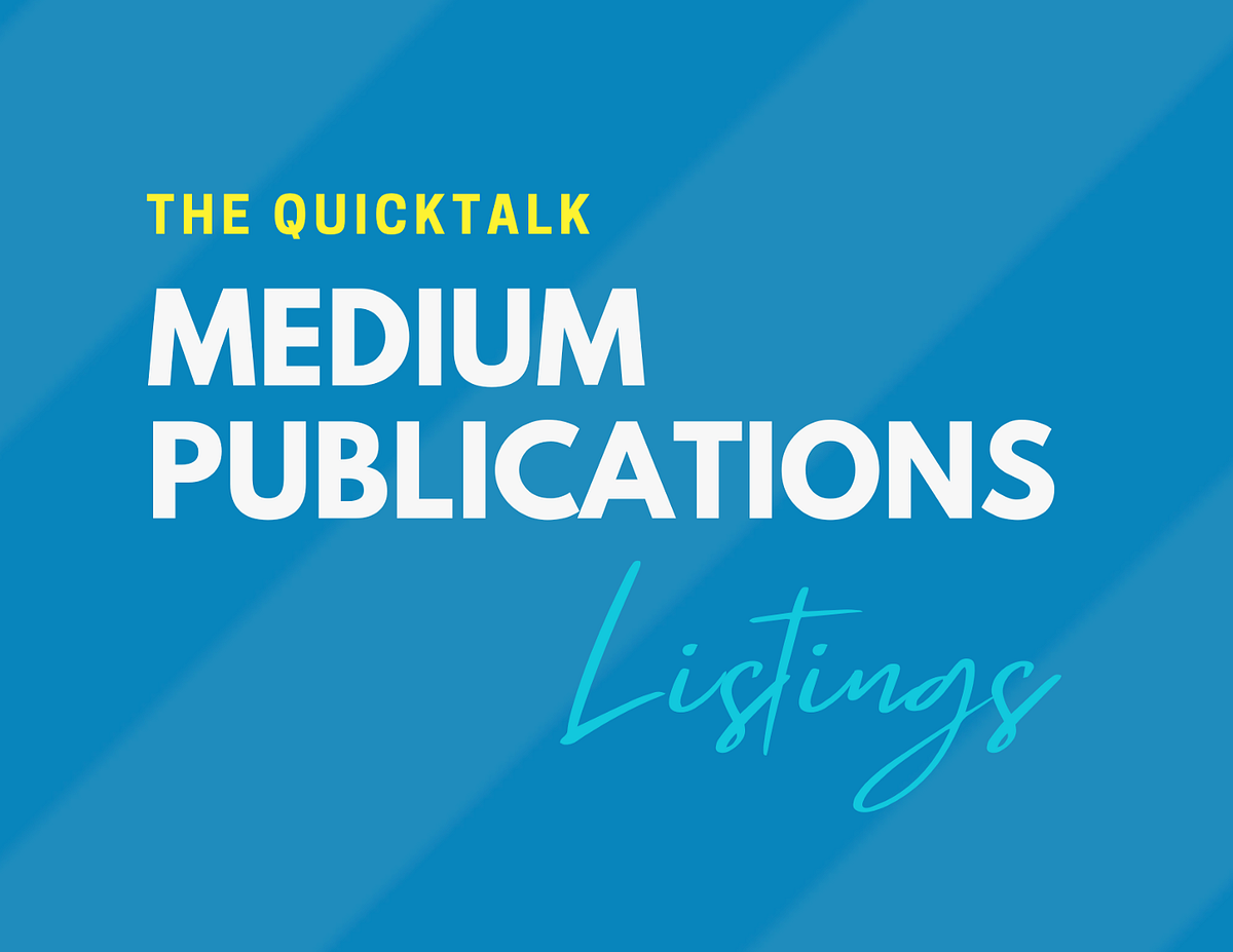 Add Any Medium Publication to Our Interactive Listings Guide ...
