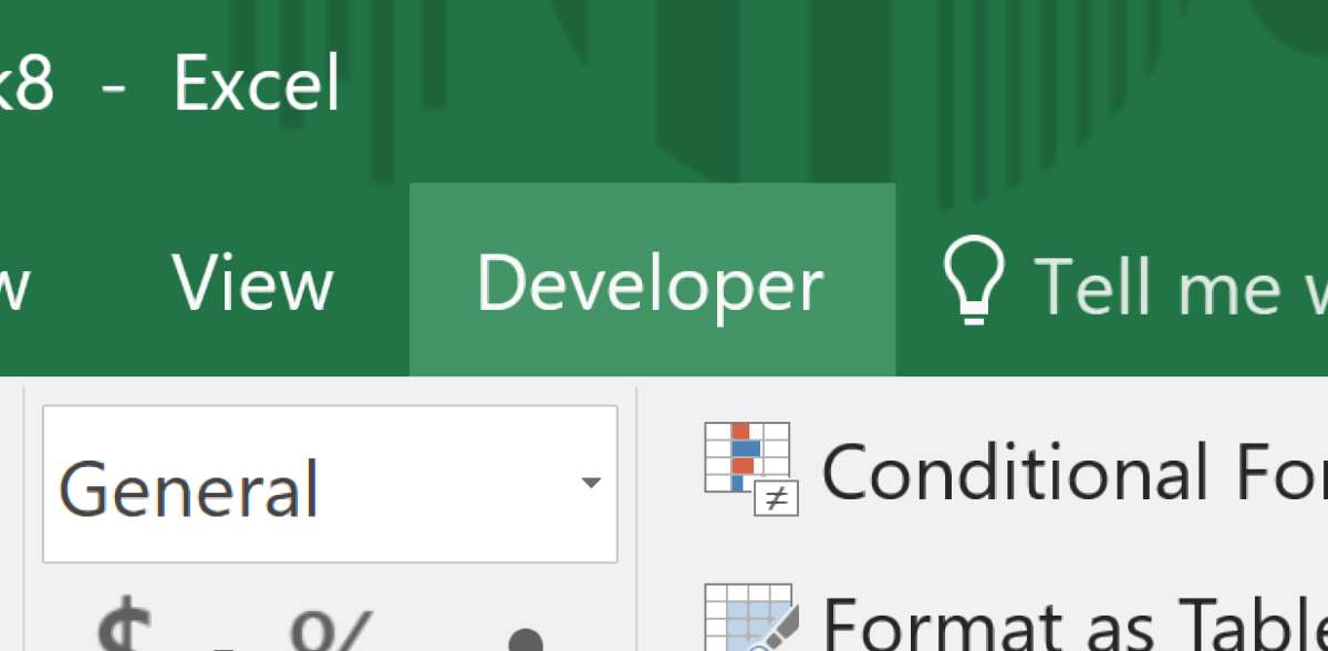 How to Add the Developer Tab in MS Excel | by Joshua Crowder | Medium