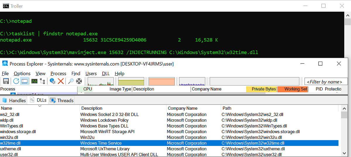The Windows Process Journey — “mavinject.exe” (Microsoft Application