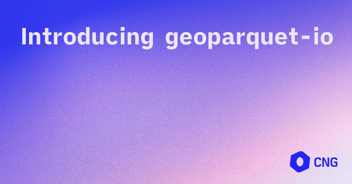 Introducing geoparquet-io