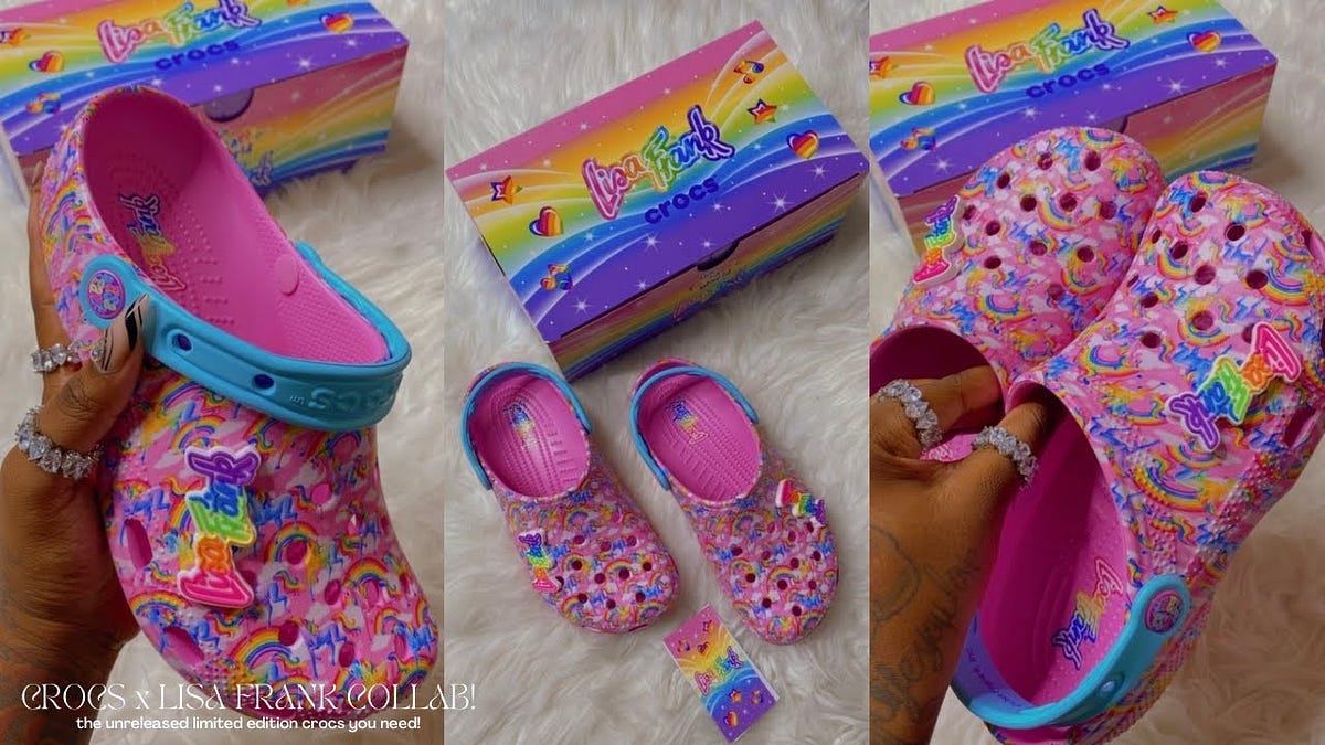 lisa frank's crocs