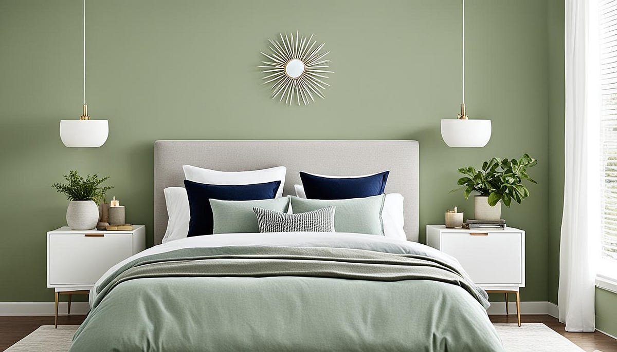 Sage Green Accent Wall: Tranquil Bedroom Design Ideas | by karima ...