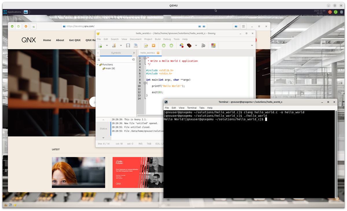 QNX Reintroduces Self-Hosted Development Desktop 8.0