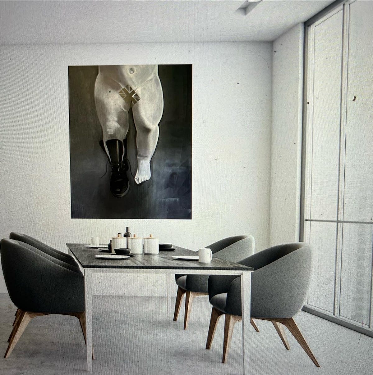 Can you hang canvas prints outside? by YARDART UK Medium