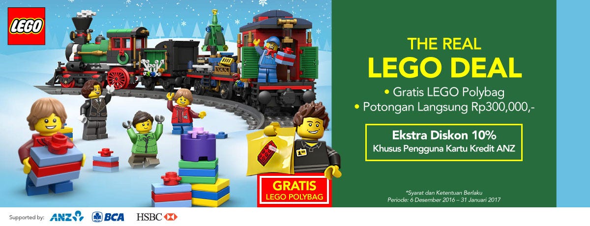 The Real Lego Deal di Blibli! Potongan 300 Ribu + Diskon 10% Pengguna ...