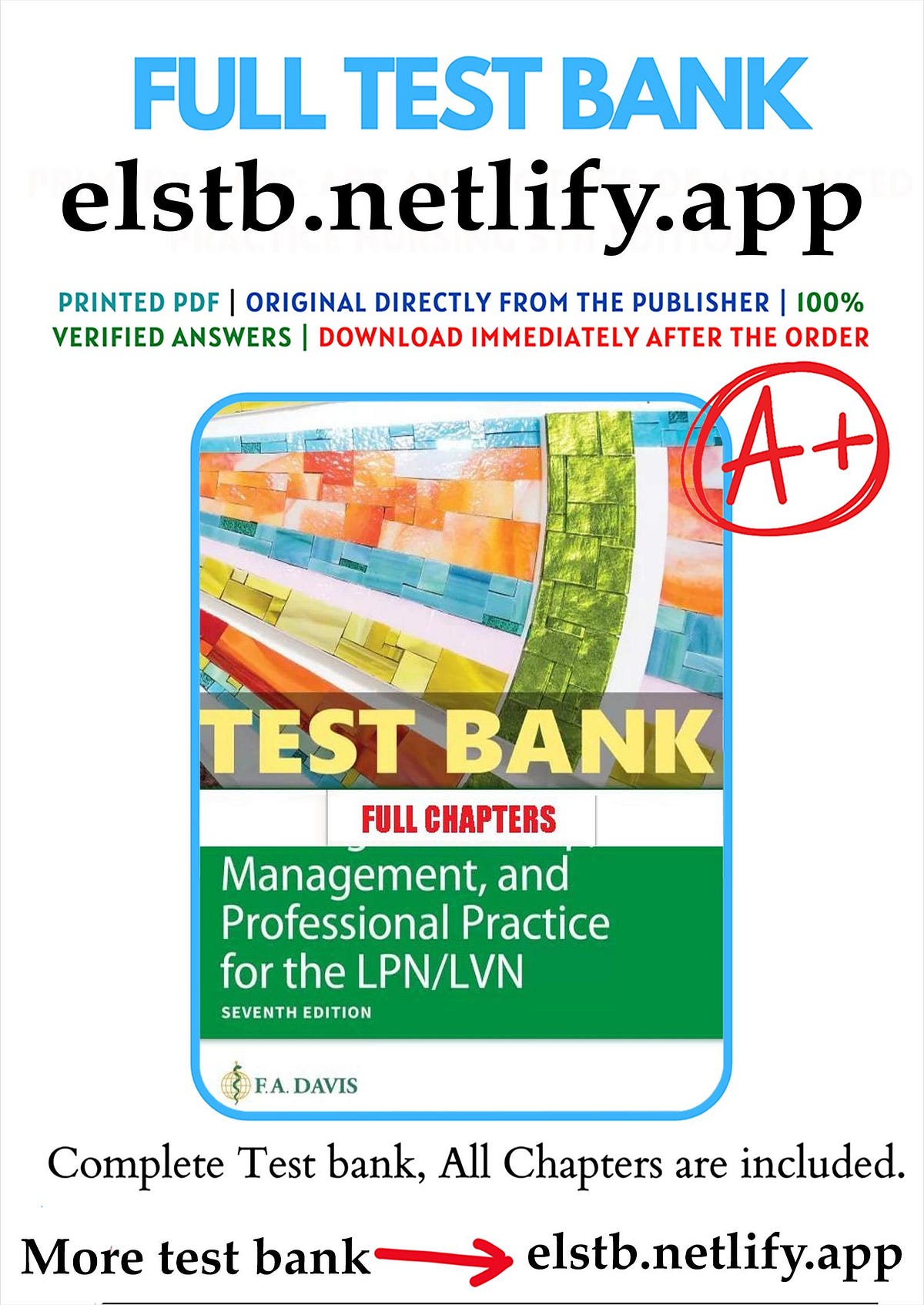 Test Bank for Nursing Leadership Management and Professional Practice ...