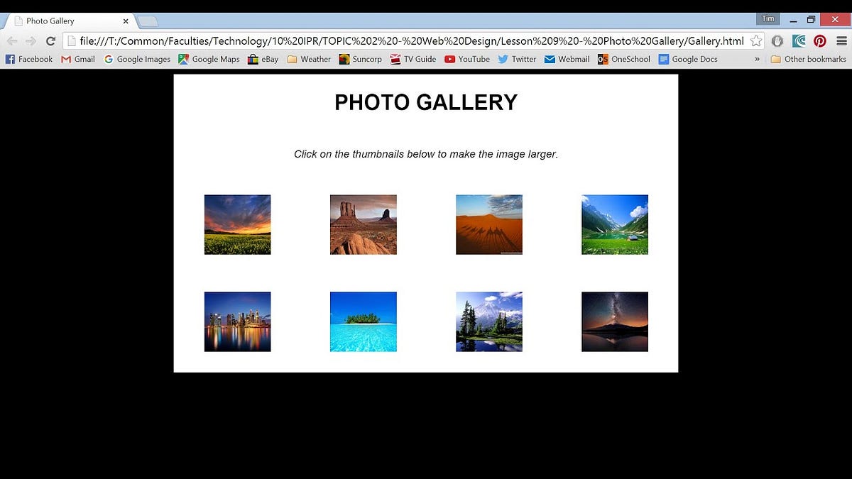 How to Make a Gallery site Showcase Like a Pro by Bloggerinfo