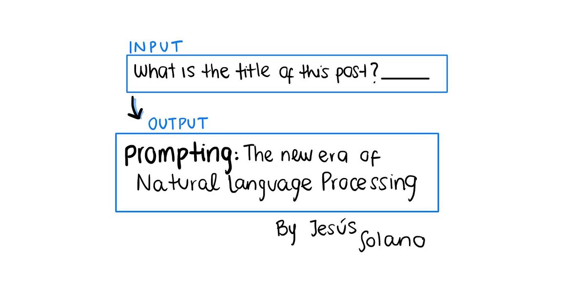 Prompting: The new era of Natural Language Processing | by Jesus Solano ...