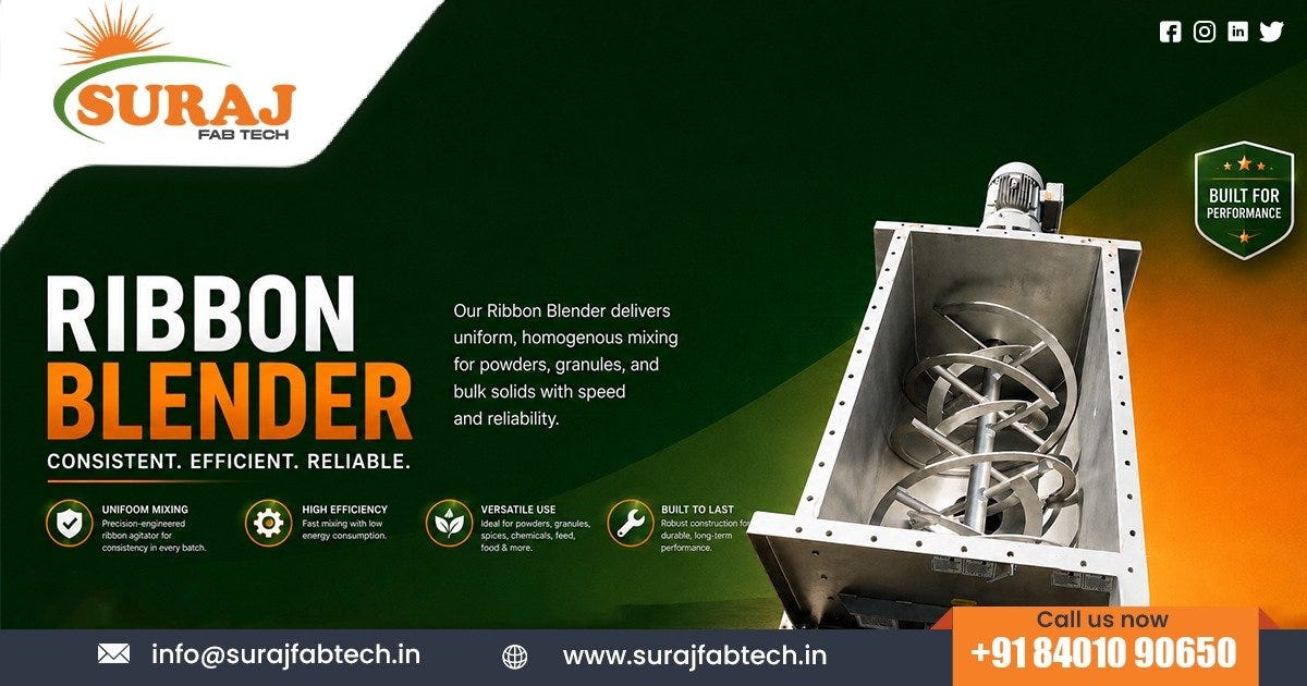 Ribbon Blender in Andhra Pradesh