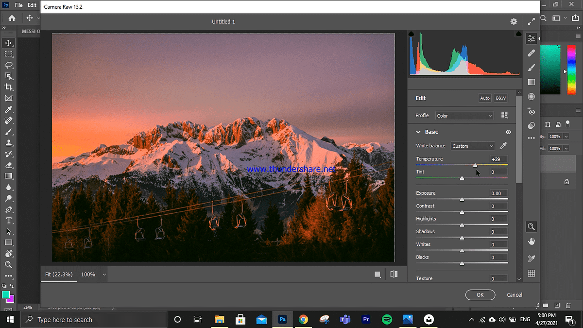 What is camera raw filter and how to use it in adobe (2021