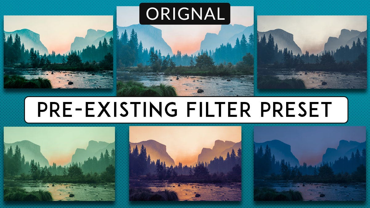 Pre-Existing Filter like Instagram Presets in Adobe Photoshop CC | by Akan  Graphics | Medium