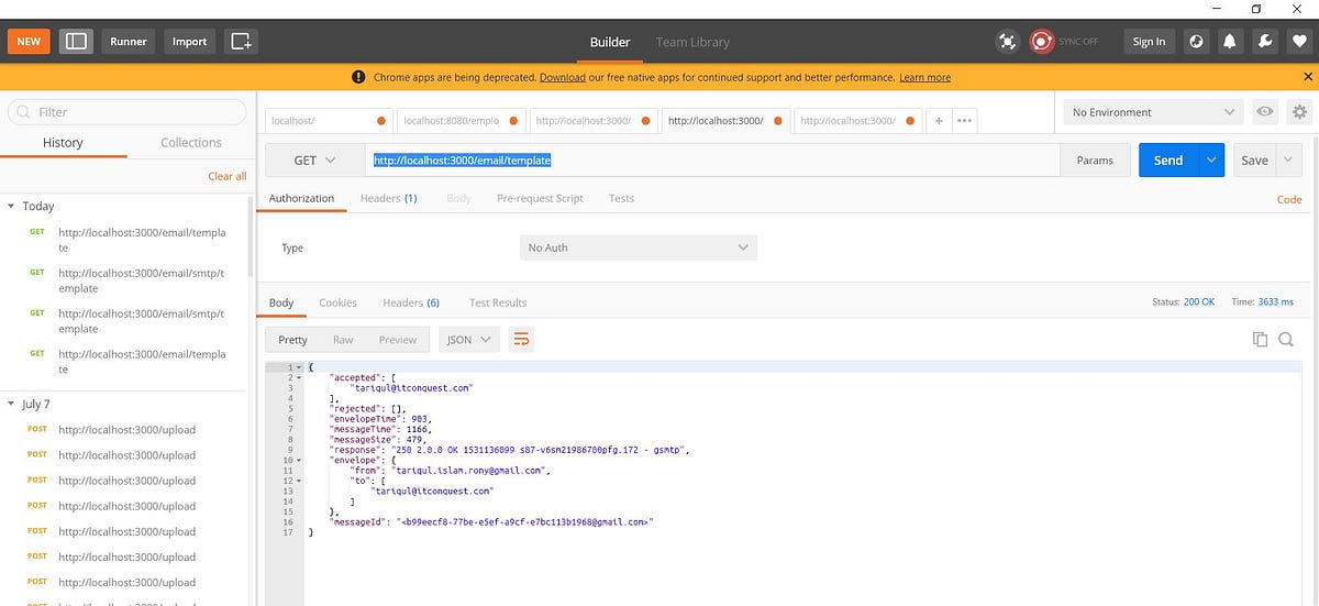 Express js and nodemailer for Sending Email by Tariqul Islam Medium