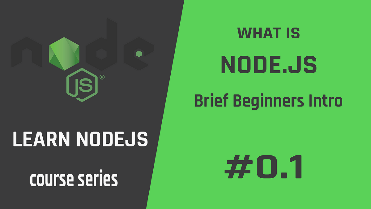 Node.js Brief Beginners Introduction 01 | by Islem Maboud | Medium