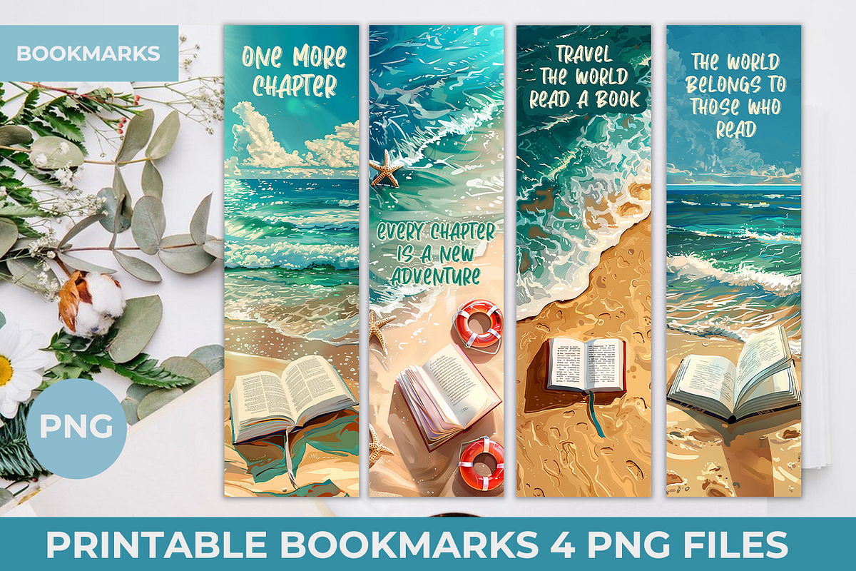 Sea Bookmark, Printable Bookmarks - Teachcraft - Medium