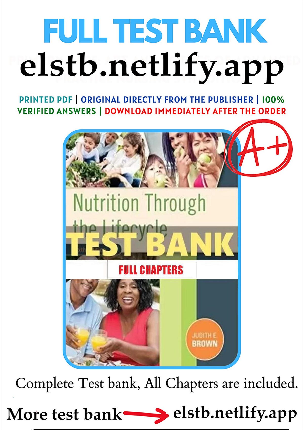 NUTRITION THROUGH THE LIFE CYCLE 6TH EDITION visual data 2