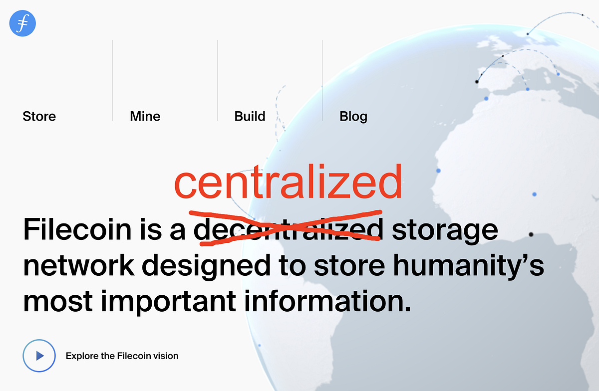 Filecoin, A “Centralized” Storage Network | by 宋江 | Medium