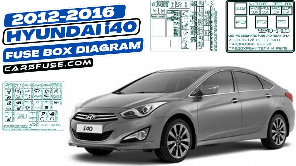 2012–2016 Hyundai i40 Fuse Box Diagram | by Cars Fuse | Jun, 2024 | Medium