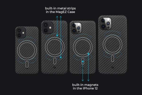 MagEZ iPhone 12 Case - Magnetic System Compatible - PITAKA