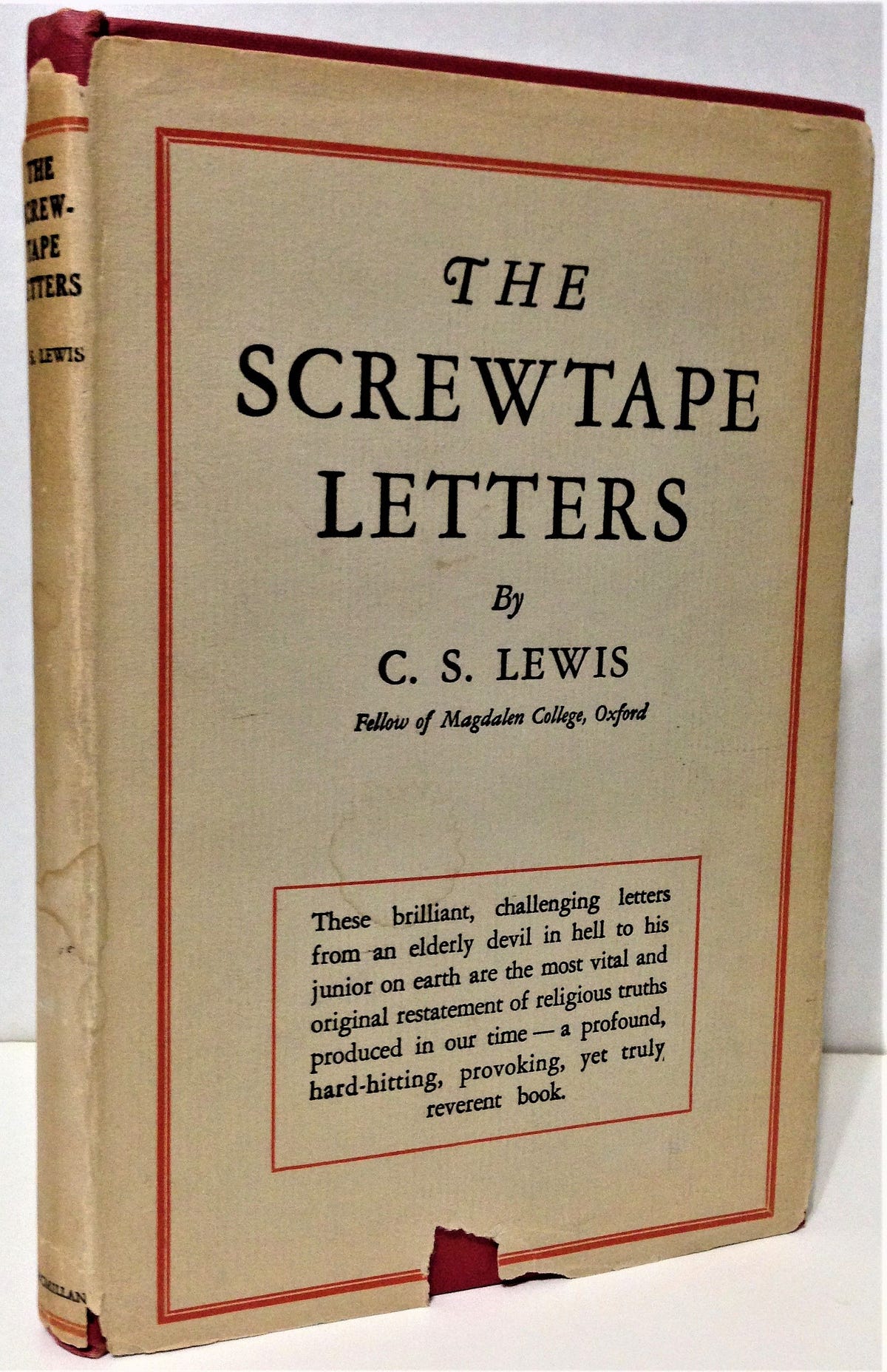 Why Is Screwtape Called Screwtape? by Adam Roberts Adam’s Notebook