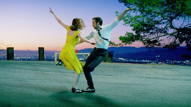 LA LA LAND: A Joyous and Bittersweet Antidote to a Miserable Year | by Jon  Partridge | Cinapse