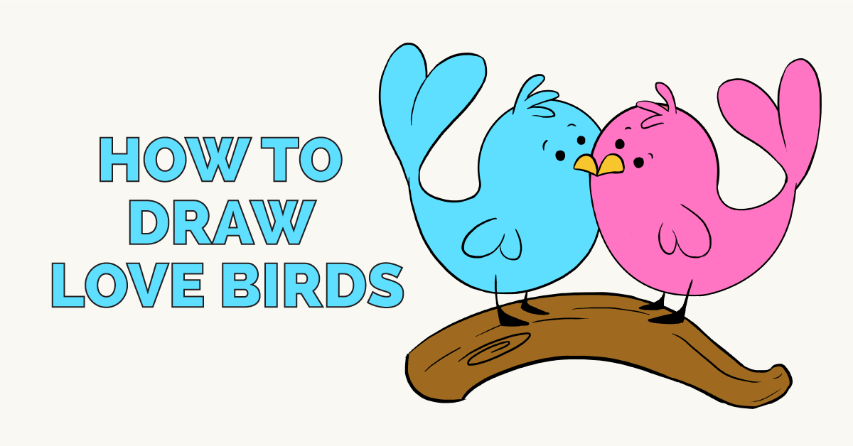 How to Draw Love Birds | by Easy Drawing Guides | Medium