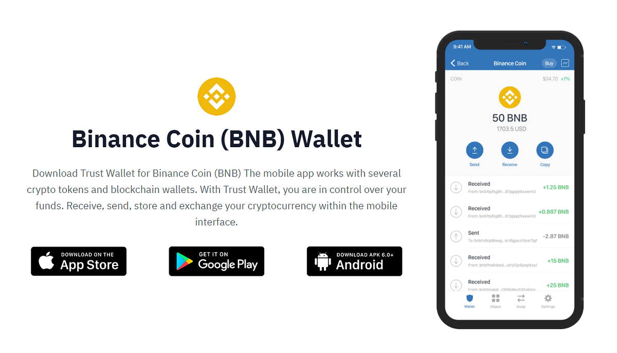 幣安與Trust Wallet 共同上線BNB 智能合約— [詐騙文宣原文備份] - Dreamgon - Medium