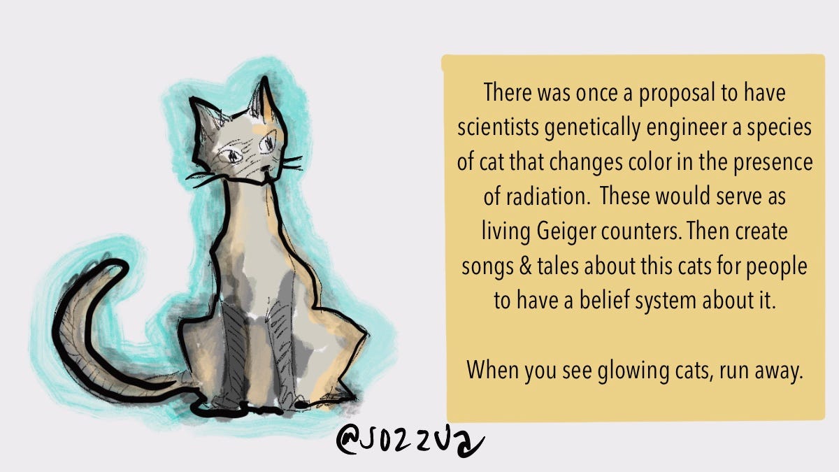 Design Solutions to Communicate Danger, like a Radioactive Glowing Cat