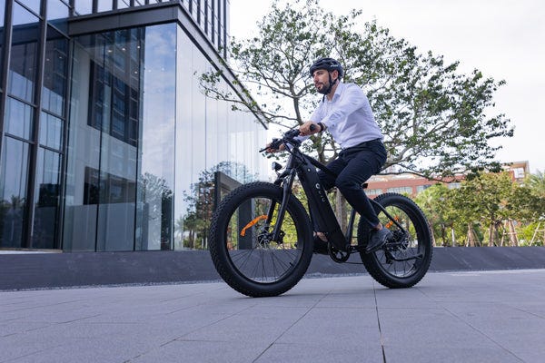 Riding full suspension bike on road sale