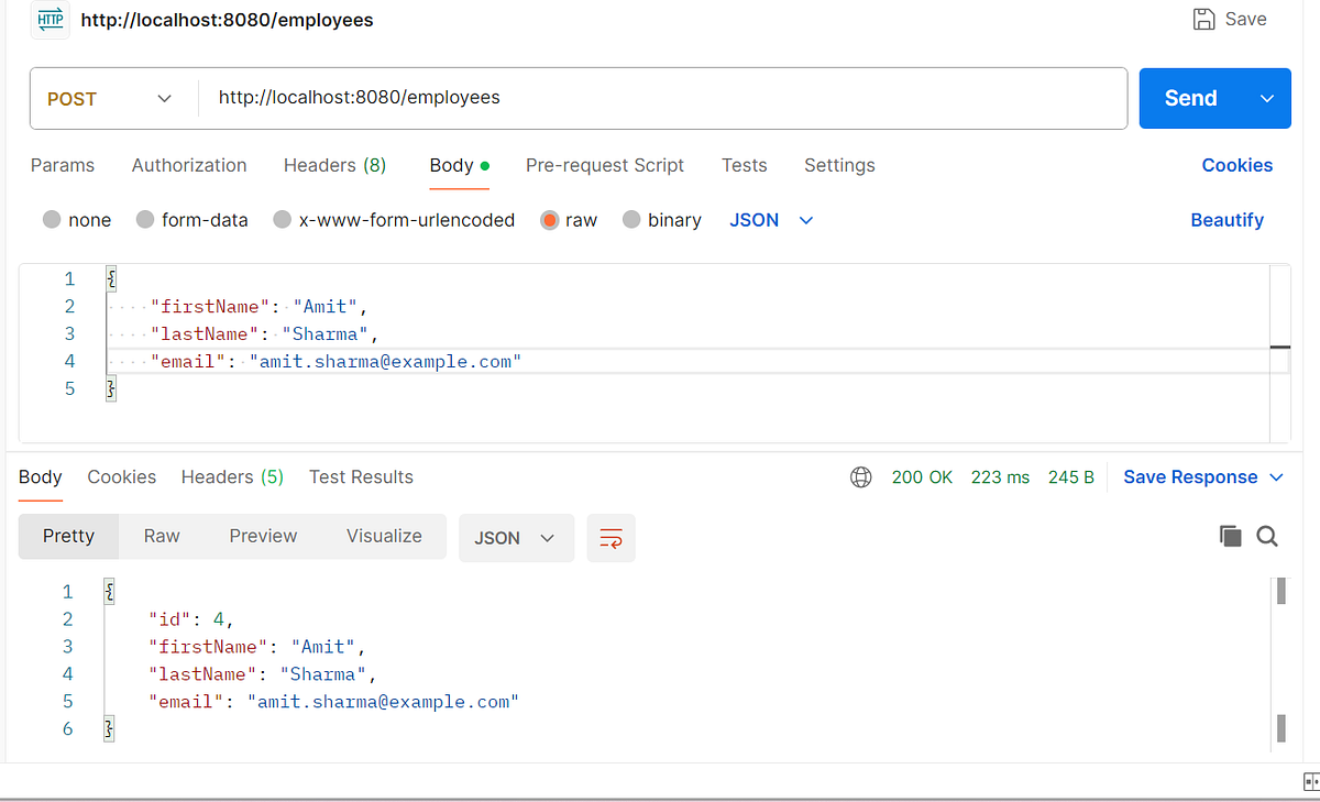 Chapter 18: Spring Boot POST REST API — @PostMapping Annotation ...