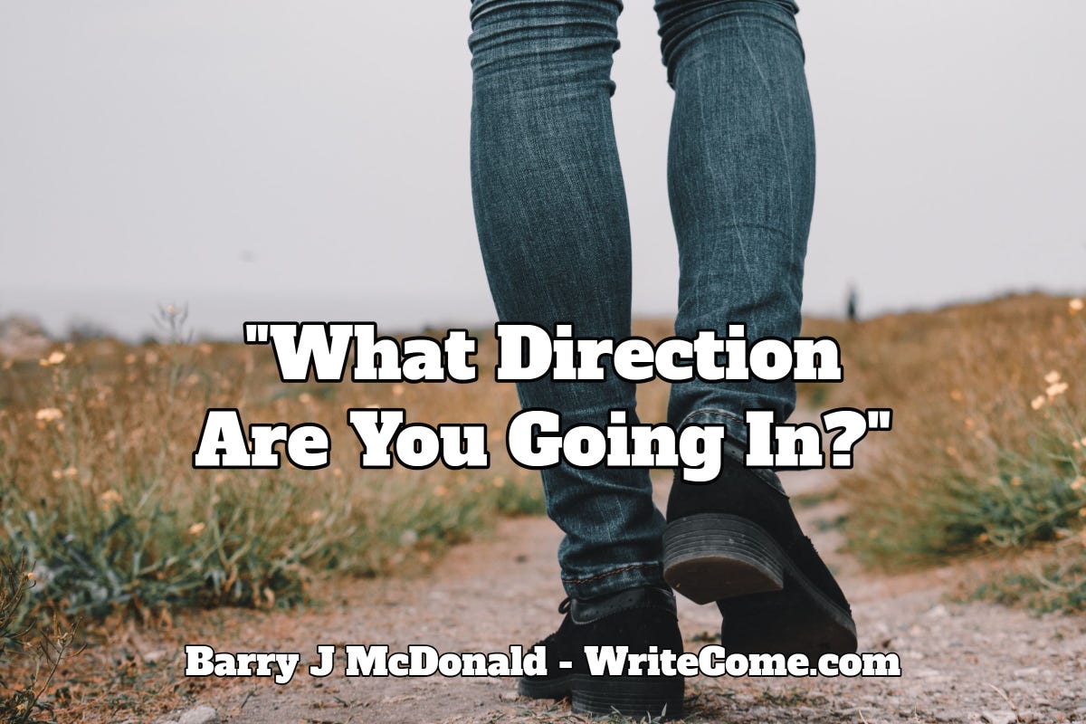 What Direction Are You Going In?. …let’s imagine that we’re at the top ...