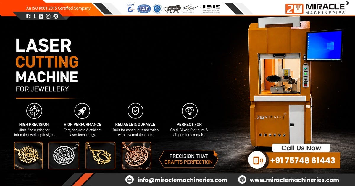 Laser Cutting Machine for Jewellery in Assam