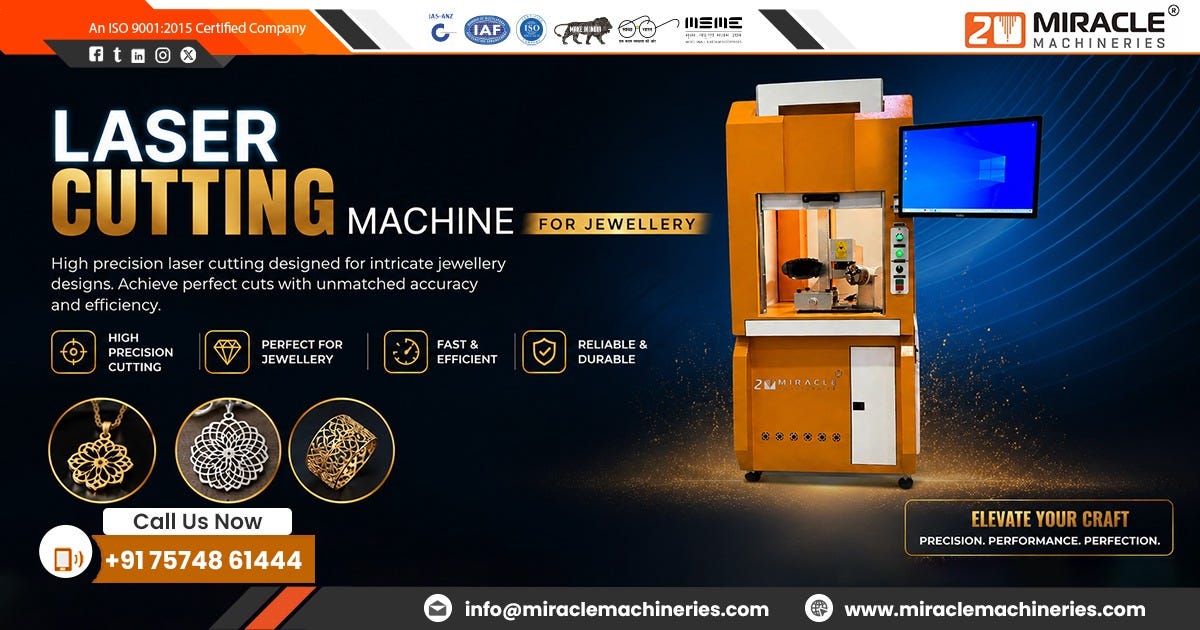 Laser Cutting Machine for Jewellery in Rajasthan
