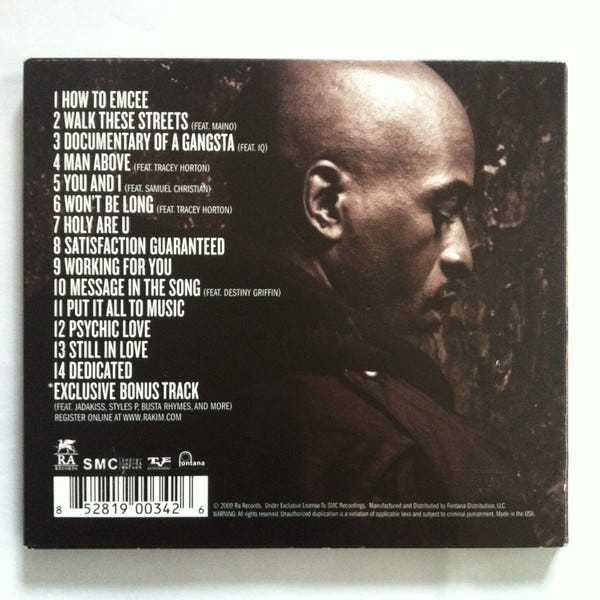 2 in 1: Revisiting Rakim's “The Master” and “The Seventh Seal