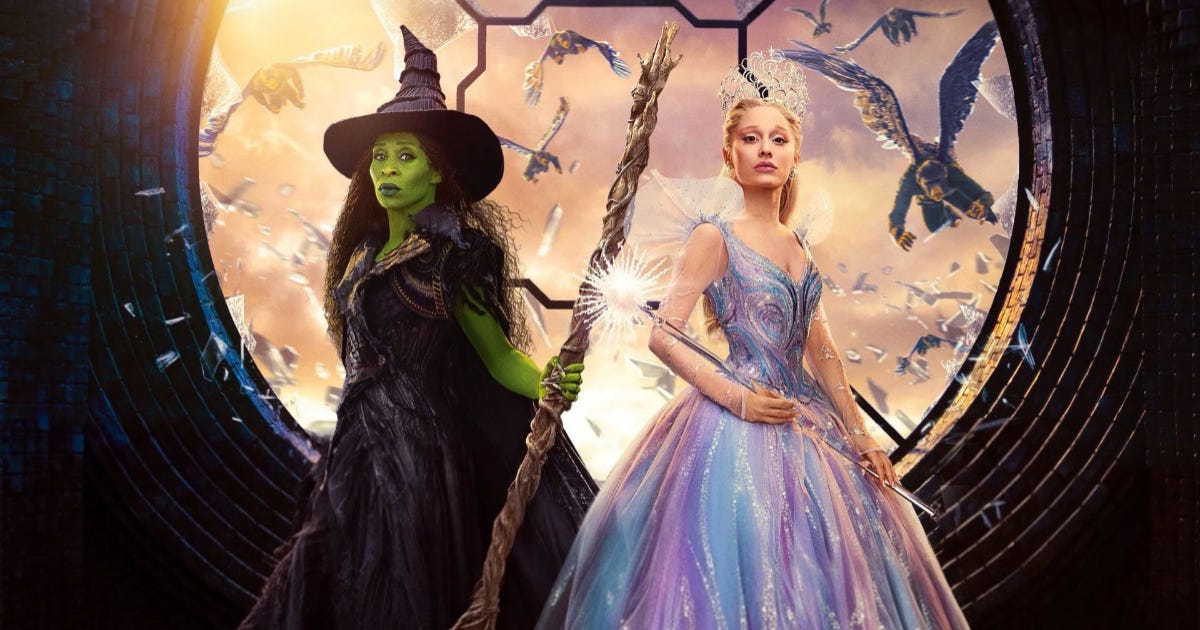 “Wicked: Parte 2” chegou ao Brasil no dia 20 de novembro | Reprodução: Divulgação